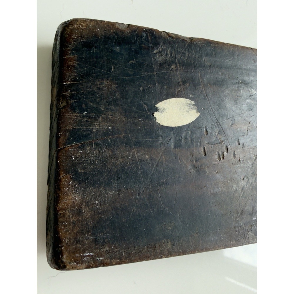 Antique Chinese Folk Art, Carved Hardwood Mooncake Mold — Phoenix & Cloud Motif - Picture 7 of 8